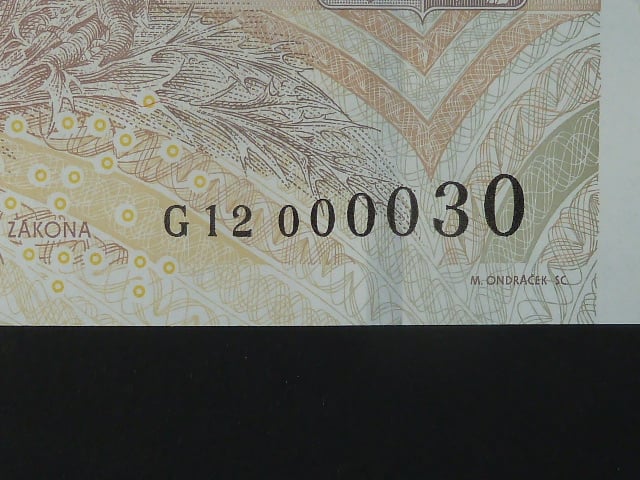 500 Kc 2009 s. G 12 000030, Baj. CZ 25