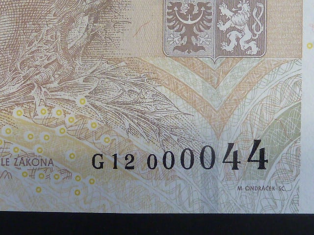 500 Kc 2009 s. G 12 000044, Baj. CZ 25