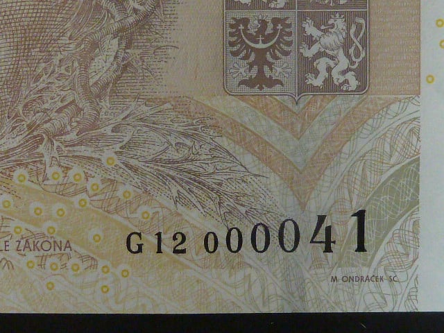 500 Kc 2009 s. G 12 000041, Baj. CZ 25