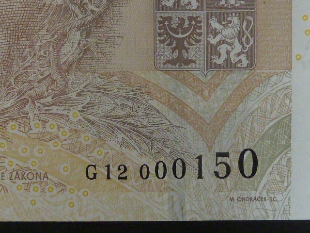 500 Kc 2009 s. G 12 000150, Baj. CZ 25