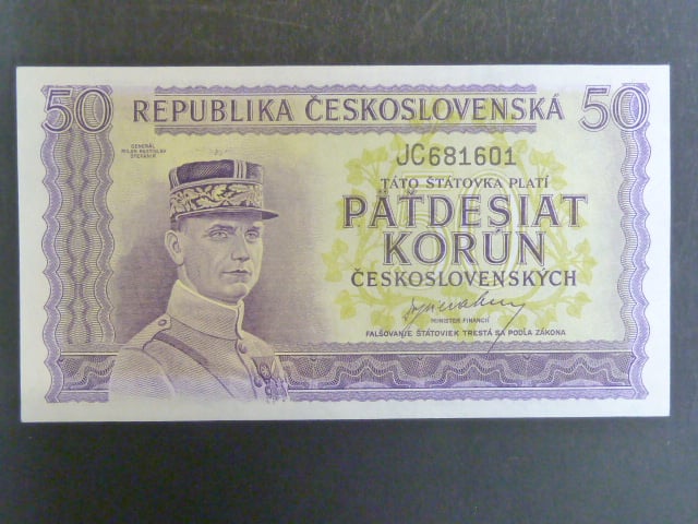 50 Kčs 1945 série JC
