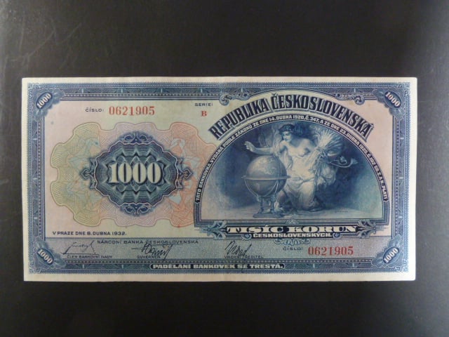 1000 Kč 8.4.1932, serie B
