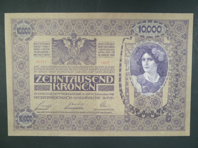 10 000 K 2.11.1918 série 1007, Pi. 25
