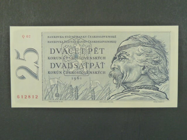 25 Kčs 1961 s. Q 02