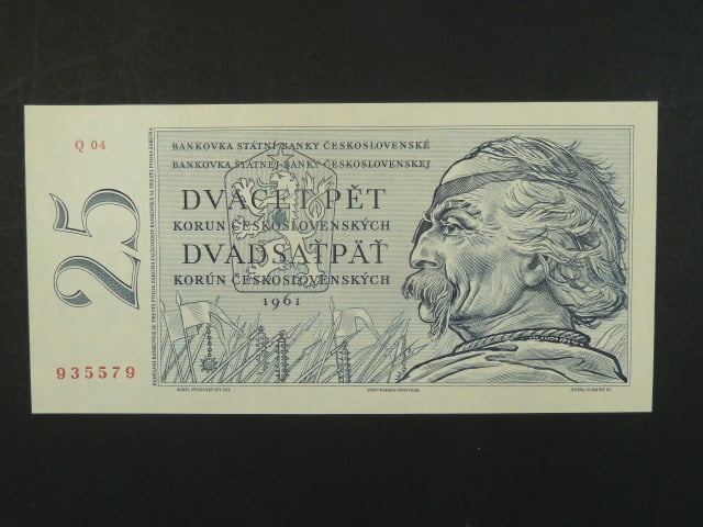 25 Kčs 1961 s. Q 04