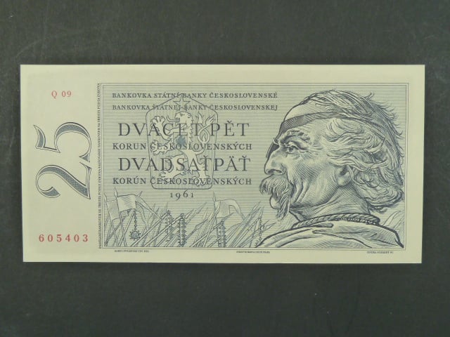 25 Kčs 1961 s. Q 09