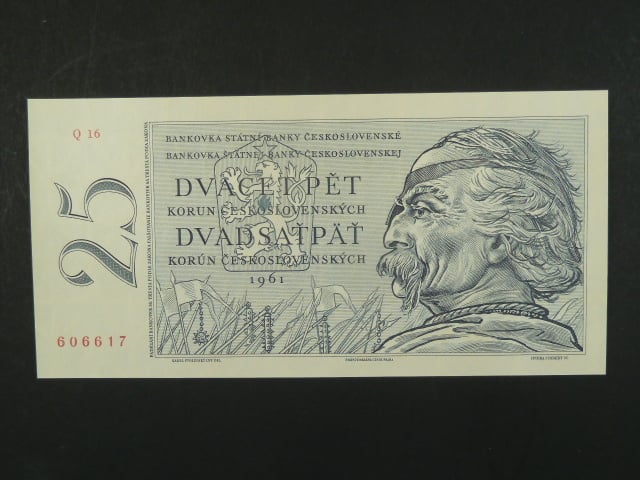 25 Kčs 1961 s. Q 16