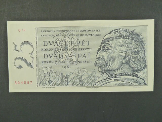 25 Kčs 1961 s. Q 19