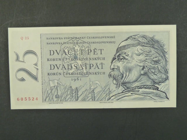 25 Kčs 1961 s. Q 25