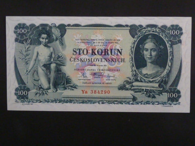 100 Kč 10.1.1931 serie Ya, II.vydání