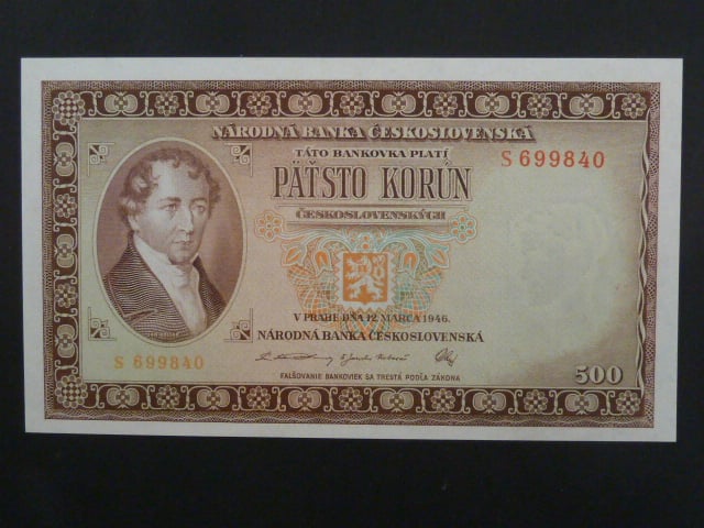 500 Kčs 12.3.1946 série S