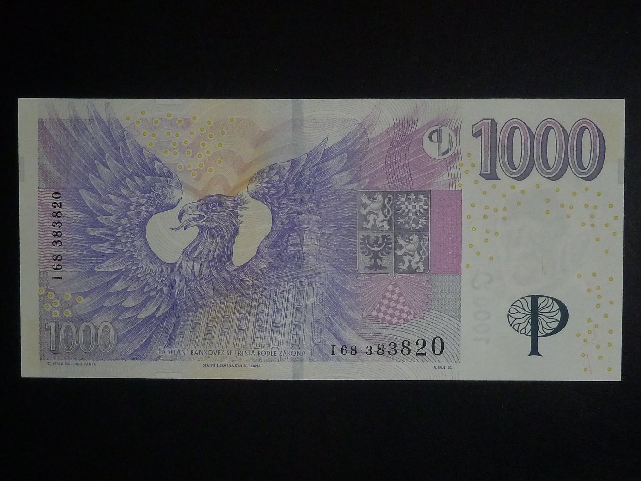 1000 Kč 2008 série I 68
