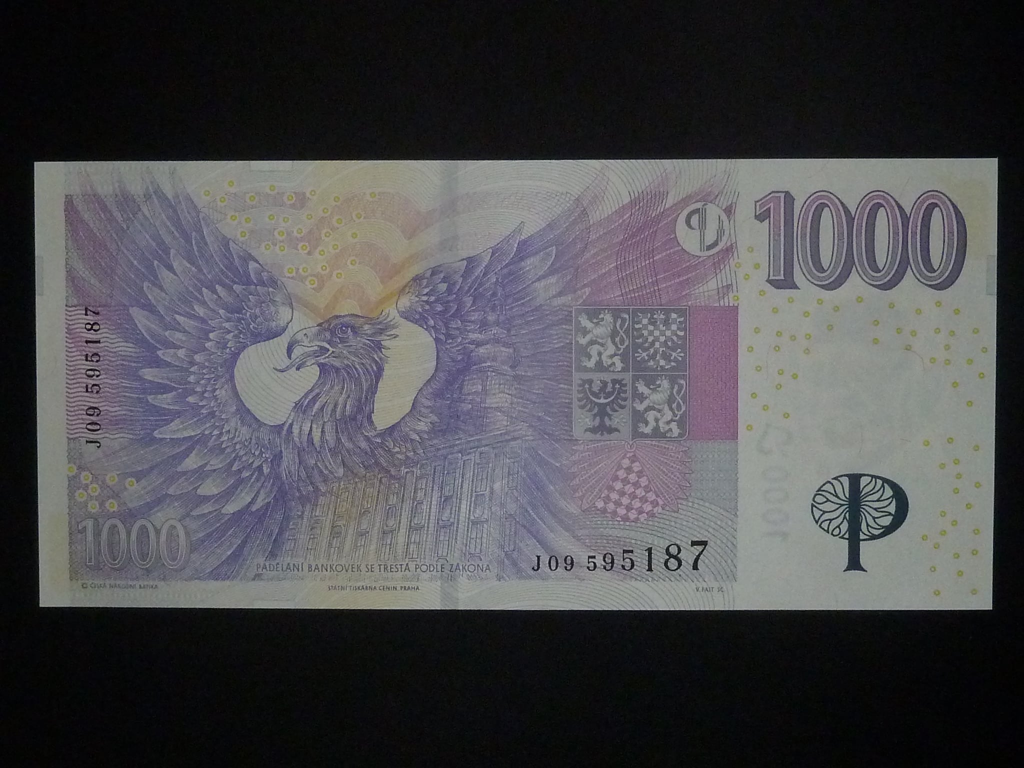 1000 Kč 2008 série J 09