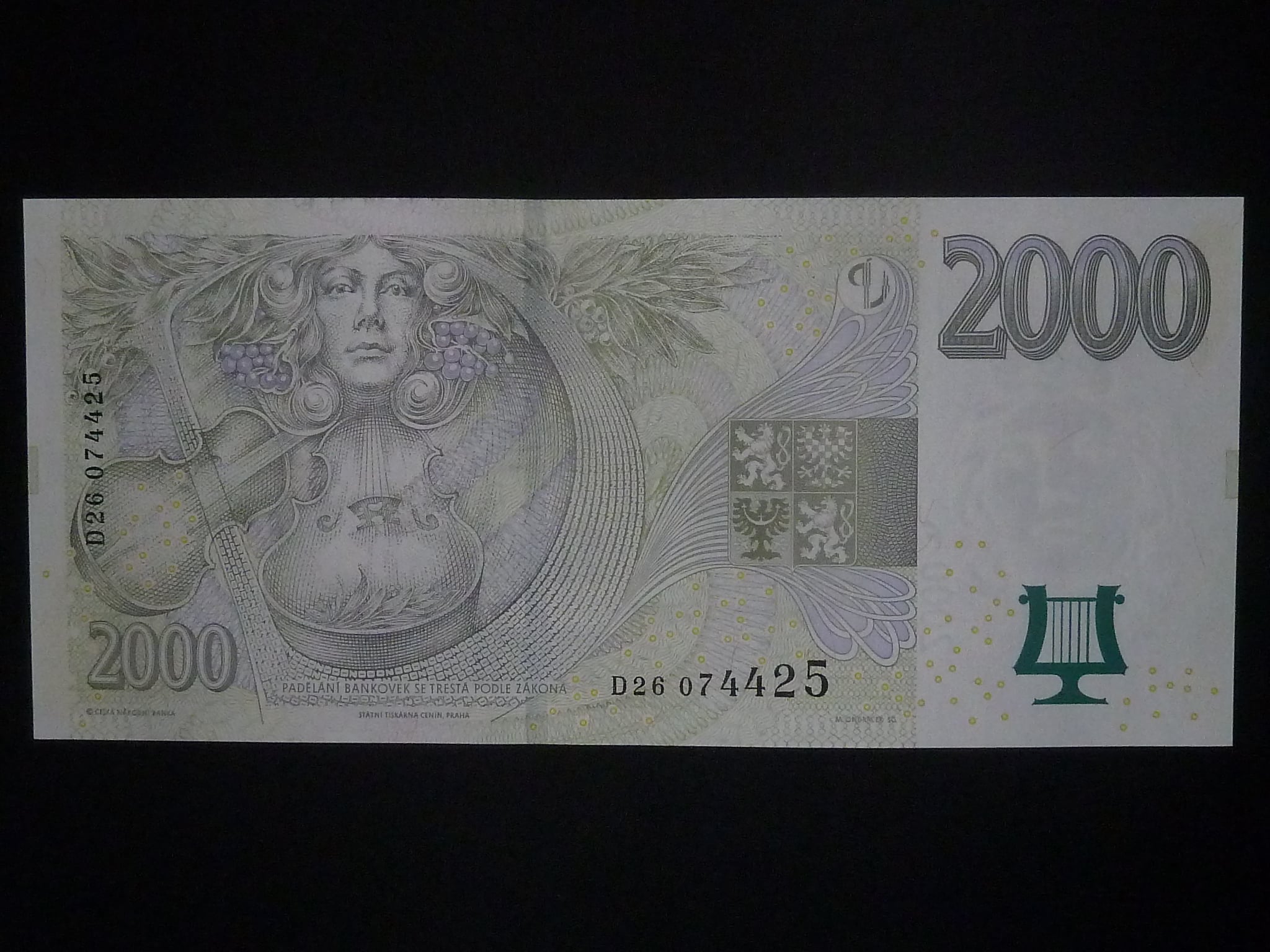 2000 Kč 2007 série D 26