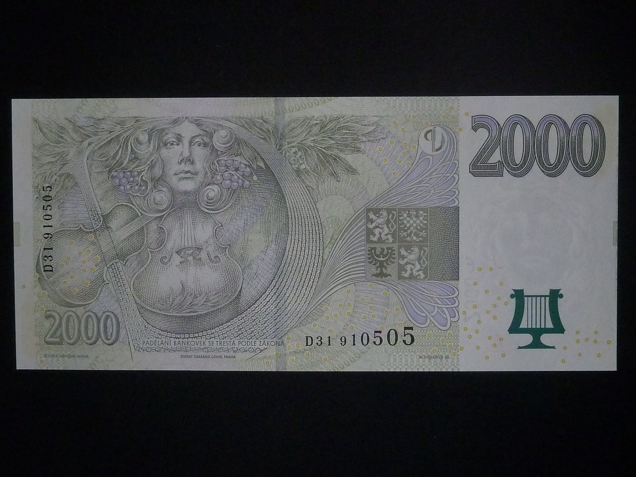 2000 Kč 2007 série D 31