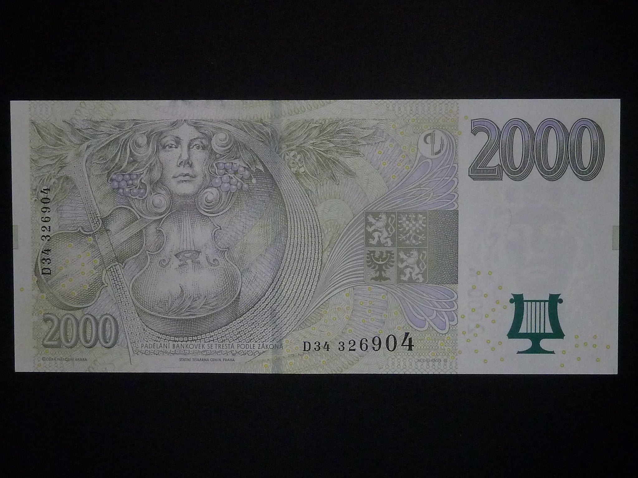 2000 Kč 2007 série D 34