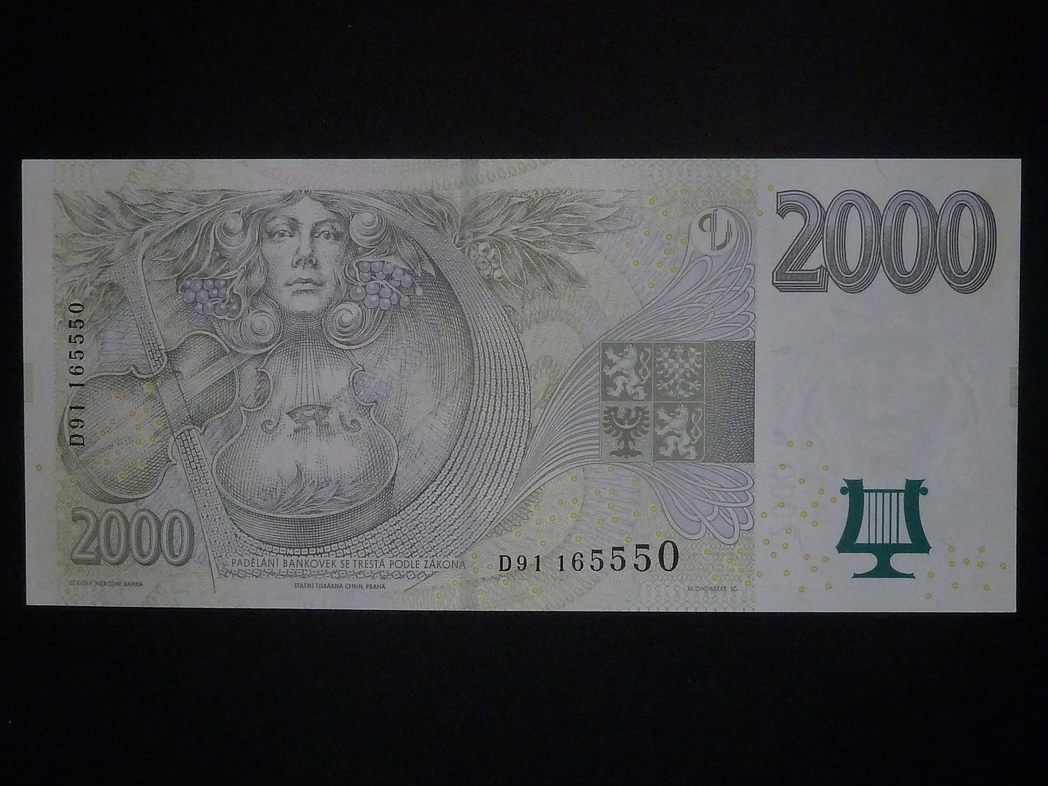 2000 Kč 2007 série D 91