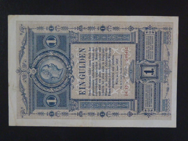 1 Gulden 1.1.1882 série Id 15, Ri. 145