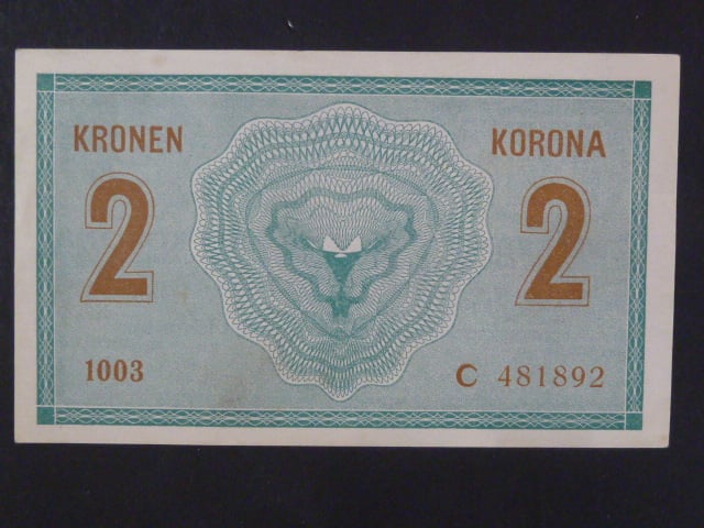 2 K 5.8.1914 série C 1003 - kulaté "C", Ri. 161