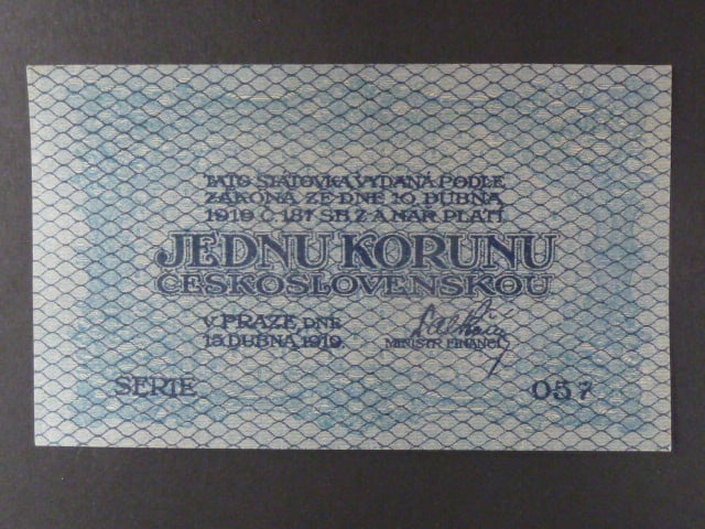 1 Kč 15. 4. 1919, s.057