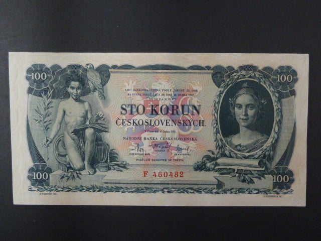100 Kč 10.1.1931 serie F, I.vydání