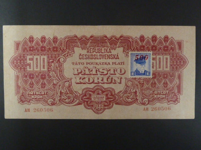 500 K 1944 kolkovaná série AH
