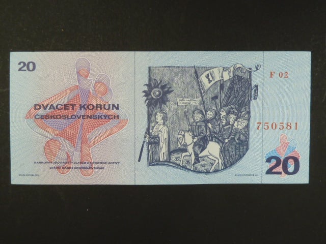 20 Kčs 1970 s.F 02