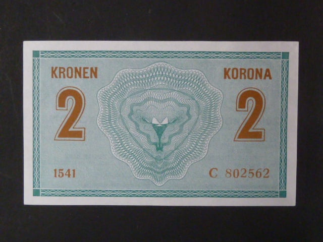 2 K 5.8.1914 série C 1541 - oválné "C", Ri. 161