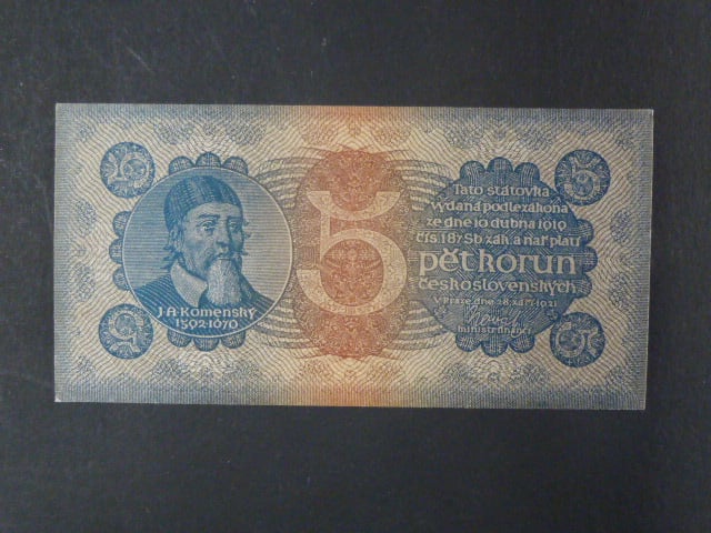 5 Kč 28.9.1921, serie 8