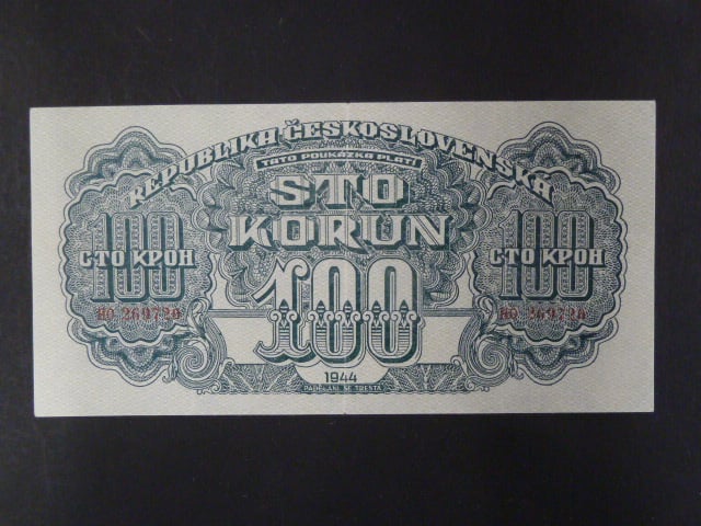 100 K 1944 série HO, číslovač 8, Ba. 59b