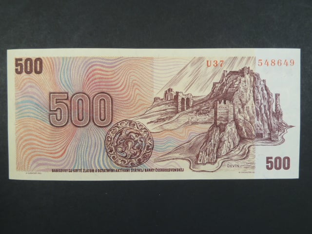500 Kčs 1973 série U 37