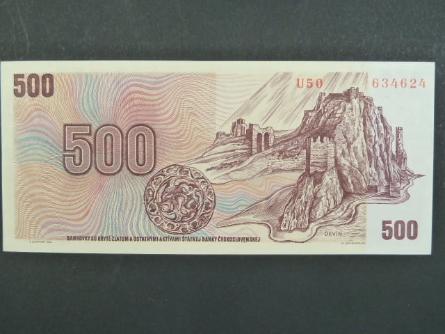 500 Kčs 1973 série U 54