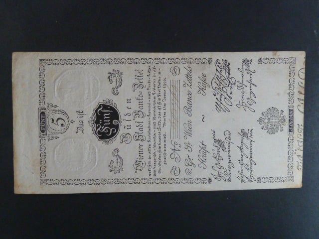 5 Gulden 1.1.1800