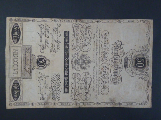 50 Gulden 1.6.1806
