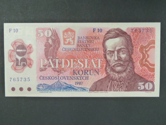 50 Kčs 1987 s. F 12