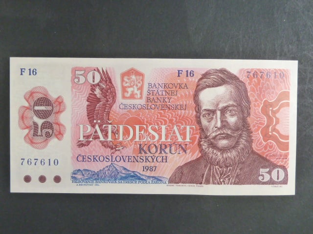 50 Kčs 1987 s. F 16