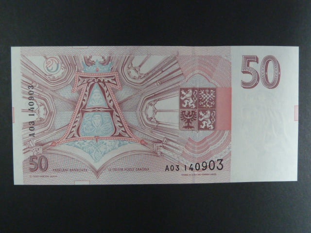 50 Kč 1993 s. A 03, Baj. CZ 4a