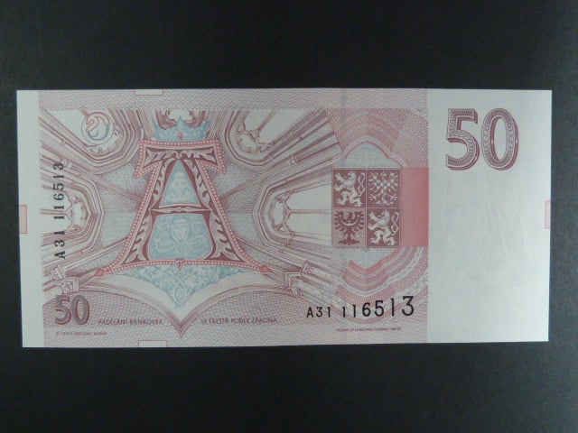 50 Kč 1993 s. A 31, Baj. CZ 4a