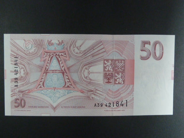 50 Kč 1993 s. A 39, Baj. CZ 4a