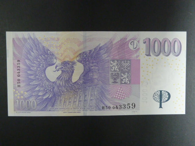 1000 Kč 2008 s. H 50