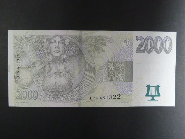 2000 Kč 2007 série D 75