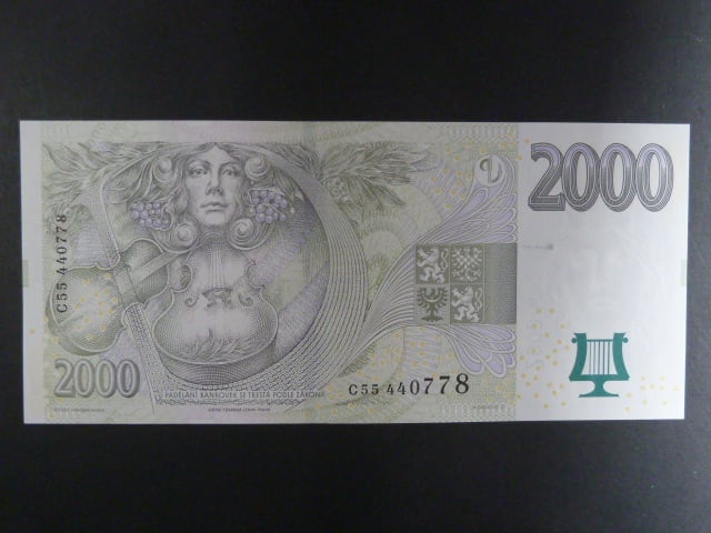2000 Kč 2007 série C 55