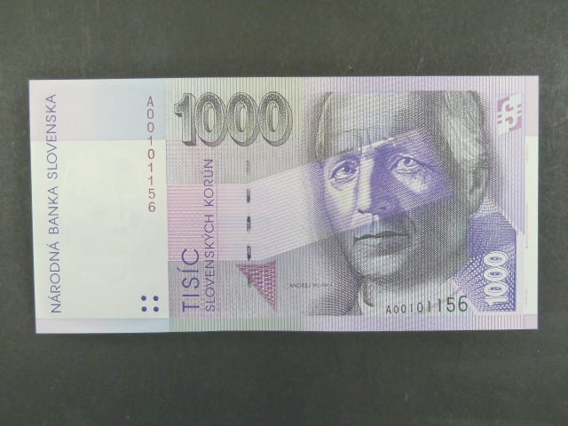 1000 Sk 1.6.1995 s. A, Baj. SK 10b, Pi. 24b
