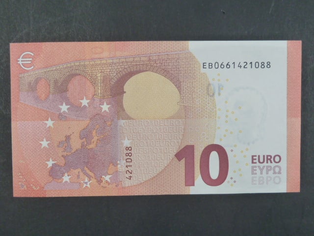 10 Euro 2014 série EB, podpis Mario Dragh,  E007
