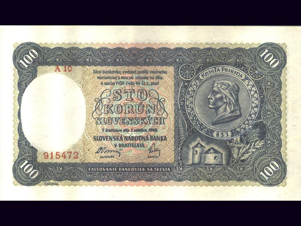 100 Ks 7.10.1940 II.vydání, série A 10