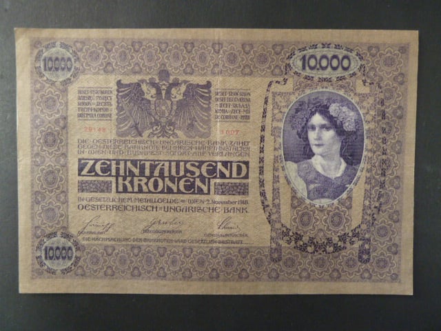 10 000 K 2.11.1918 série 1007, Pi. 25