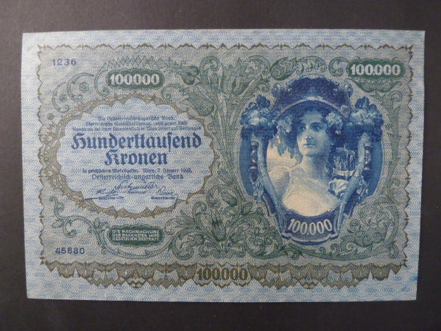 100.000 K 2.1.1922, Ri. 218