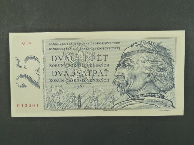 25 Kčs 1961 s. Q 03