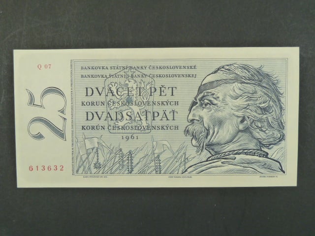 25 Kčs 1961 s. Q 07