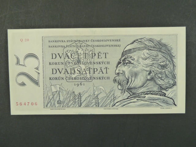 25 Kčs 1961 s. Q 20